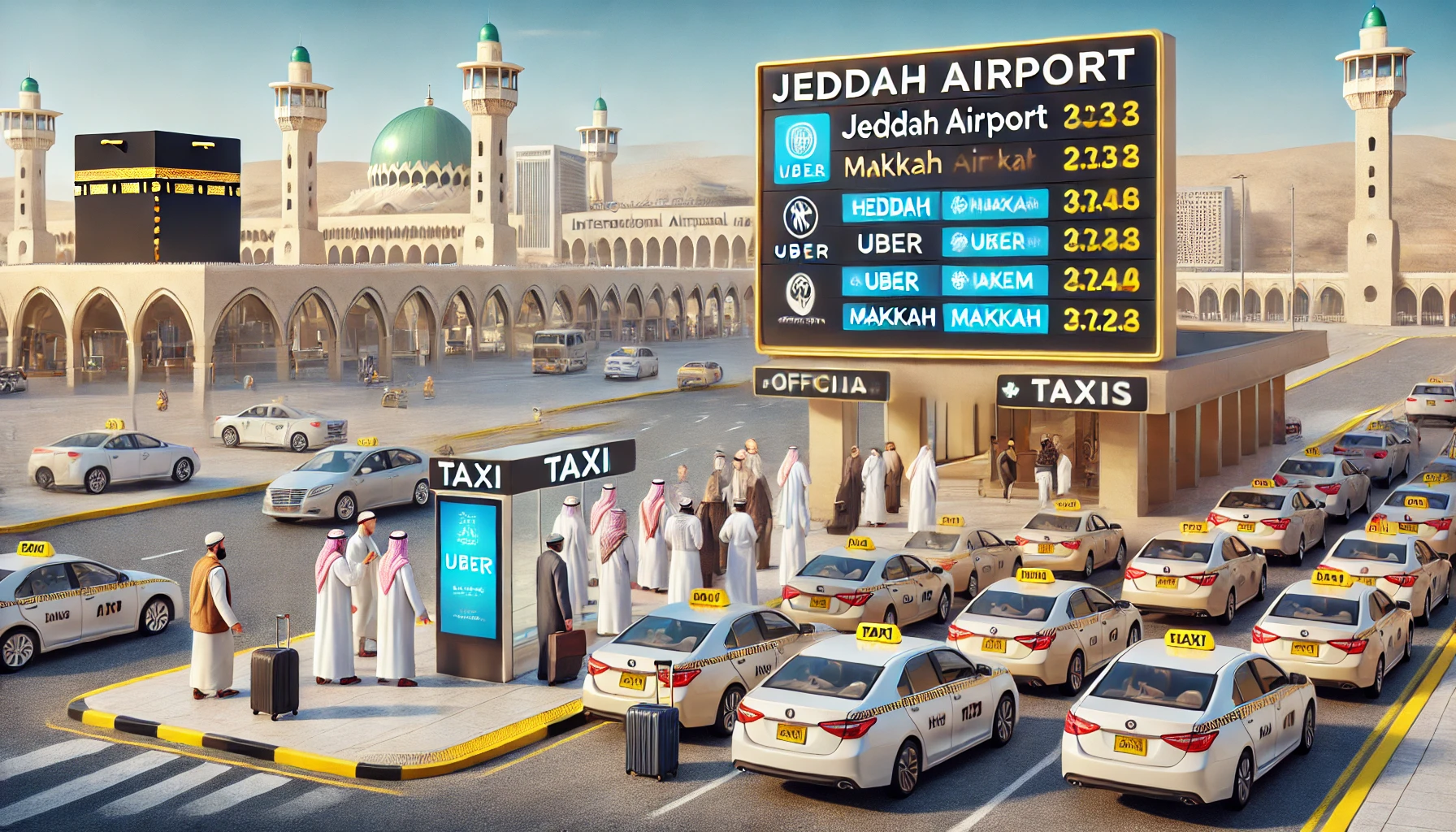 Jeddah Airport to Makkah Taxi Fare | Affordable & Reliable Rides