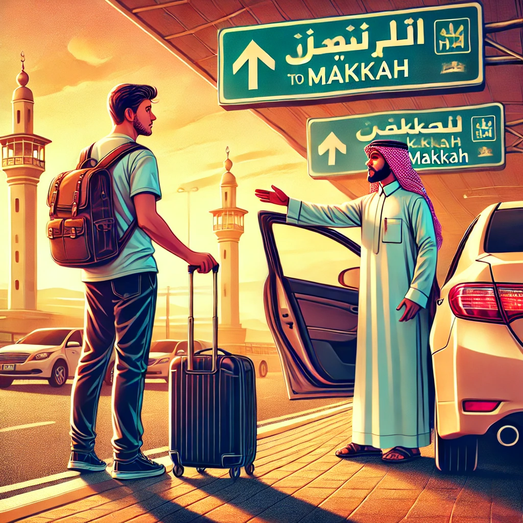 jeddah airport to makkah taxi fare