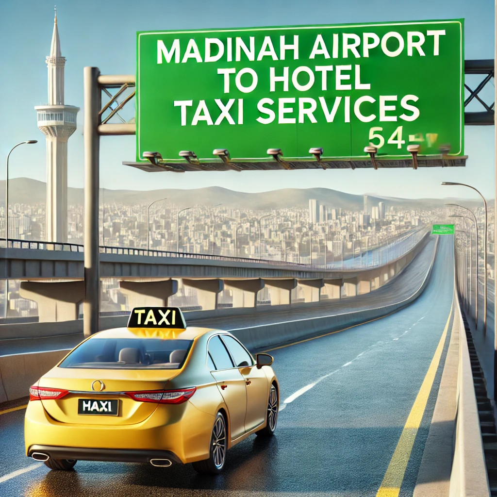 Madinah airport to hotel taxi