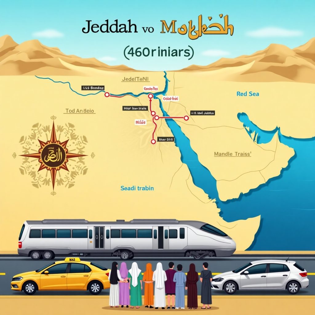 Jeddah to Makkah Distance 