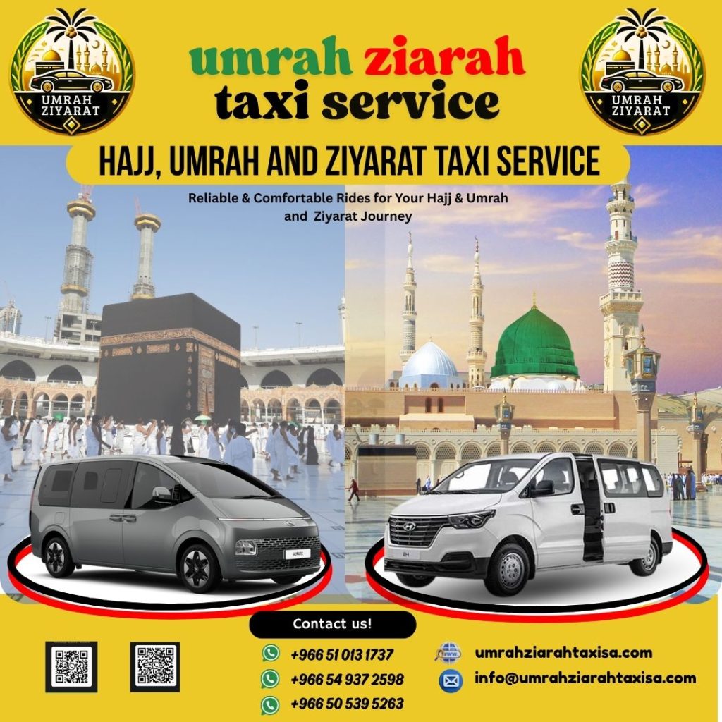 Makkah to Madinah Taxi Fare | Private Umrah Ziyarat Taxi